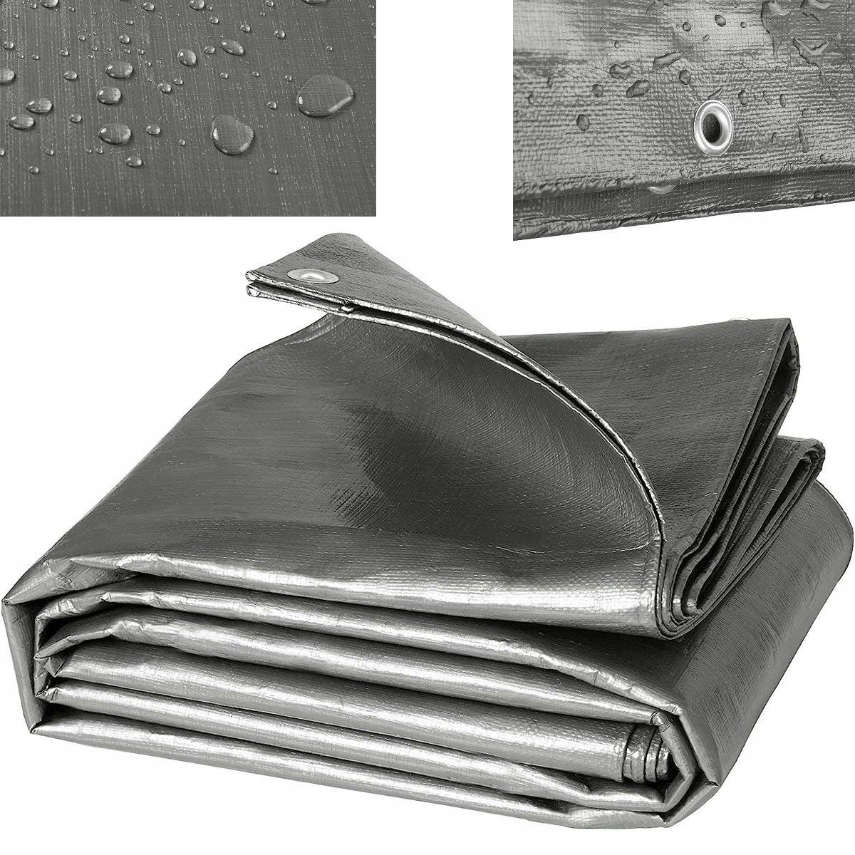 Zosilnená mrazuvzdorná plachta 6 × 8 m, 200–210 g/m², s UV stabilizáciou